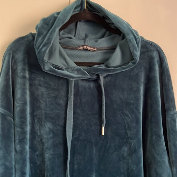 Gently loved velour hoodie - Picture 2 of 6